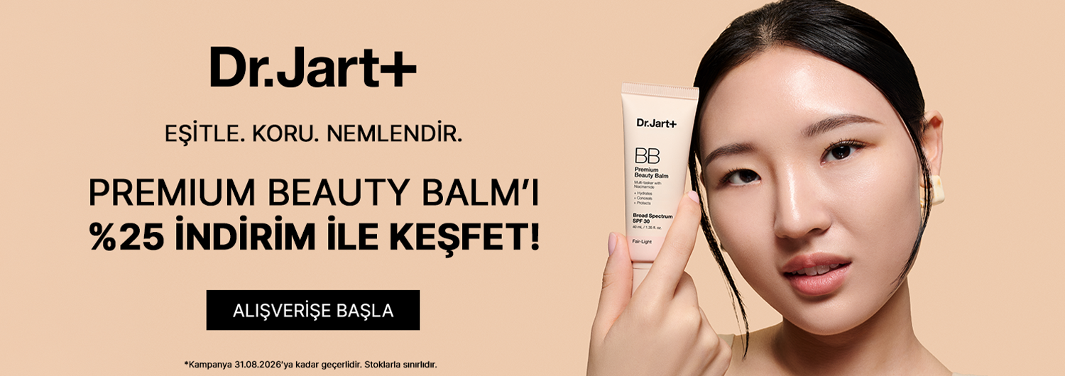 Bundle (set) stok kodlu ürünler dahil değildir; sadece kampanya altında listelenen tüm ürünler dahildir.
%25 indirim ürün fiyatlarına doğrudan yansıtılmıştır.
Kampanyadan yararlanmak için sepete eklenen Dr. Jart+ Premium BB ürünleri belirlenen kampanya koşulları üzerinden hesaplanacaktır.
Kısmi iade durumunda, iade tutarı ürünün satın alınan
indirimli / kampanyalı net fiyatı üzerinden hesaplanır.
İade durumunda, kampanya kapsamı dışındaki diğer sepet avantajları veya kargo baremleri değişiklik gösterebilir.