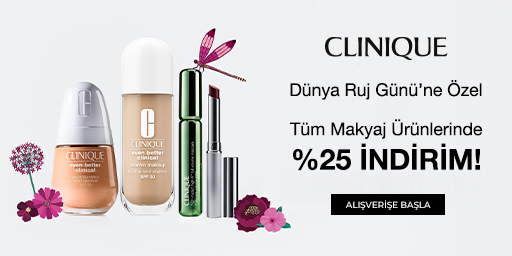 Bundle (set) stok kodlu ürünler dahil değildir; sadece kampanya altında listelenen tüm ürünler dahildir.
%25 indirim ürün fiyatlarına doğrudan yansıtılmıştır.
Kampanyadan yararlanmak için sepete eklenen Clinique ürünleri indirimli fiyatlar üzerinden hesaplanacaktır. Kısmi iade durumunda, iade tutarı ürünün satın alınan
indirimli fiyatı üzerinden hesaplanır.
İndirim doğrudan ürün bazlı uygulandığı için, iade edilen ürünün net tutarı hesabınıza aktarılır; ancak kampanya kapsamı dışındaki diğer sepet avantajları veya kargo baremleri bu iadeden dolayı değişiklik gösterebilir.