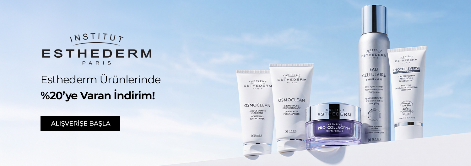 Bundle (set) stok kodlu ürünler dahil değildir; sadece kampanya altında listelenen tüm ürünler dahildir.
%20'ye varan indirim ürün fiyatlarına doğrudan yansıtılmıştır.
Kampanyadan yararlanmak için sepete eklenen Esthederm ürünleri belirlenen kampanya koşulları üzerinden hesaplanacaktır.
Kısmi iade durumunda, iade tutarı ürünün satın alınan
indirimli / kampanyalı net fiyatı üzerinden hesaplanır.
İade durumunda, kampanya kapsamı dışındaki diğer sepet avantajları veya kargo baremleri değişiklik gösterebilir.