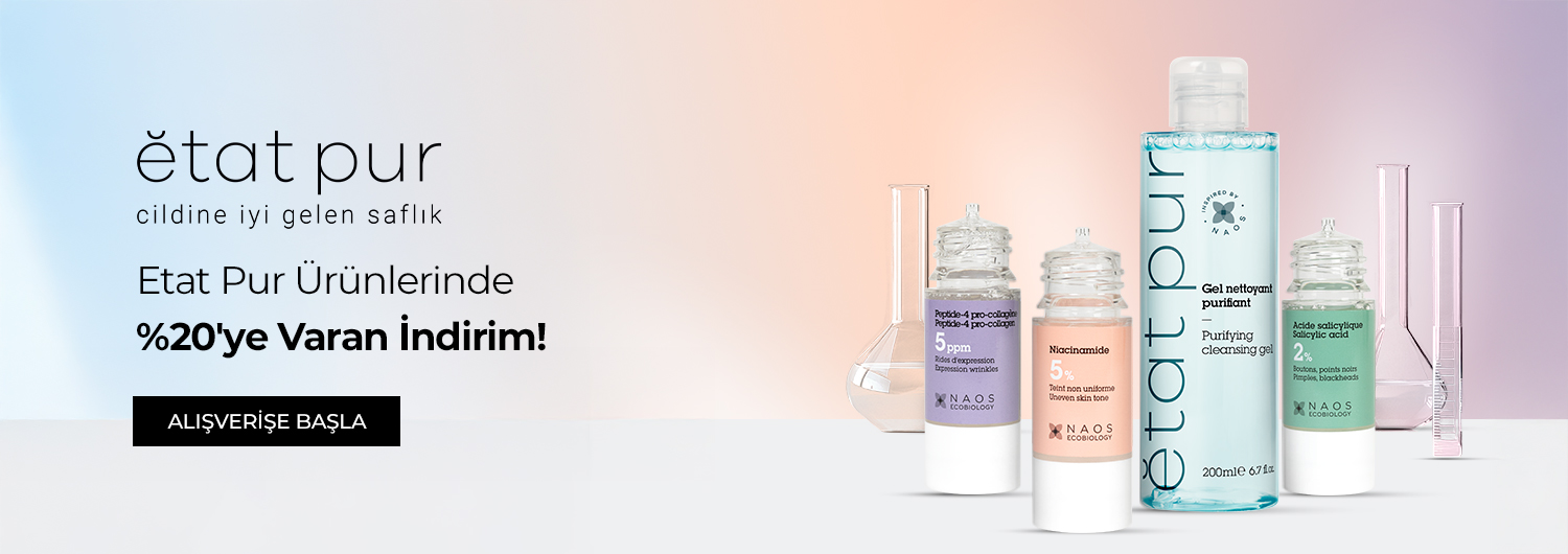 Bundle (set) stok kodlu ürünler dahil değildir; sadece kampanya altında listelenen tüm ürünler dahildir.
%20'ye varan indirim ürün fiyatlarına doğrudan yansıtılmıştır.
Kampanyadan yararlanmak için sepete eklenen Etat Pur ürünleri belirlenen kampanya koşulları üzerinden hesaplanacaktır.
Kısmi iade durumunda, iade tutarı ürünün satın alınan
indirimli / kampanyalı net fiyatı üzerinden hesaplanır.
İade durumunda, kampanya kapsamı dışındaki diğer sepet avantajları veya kargo baremleri değişiklik gösterebilir.