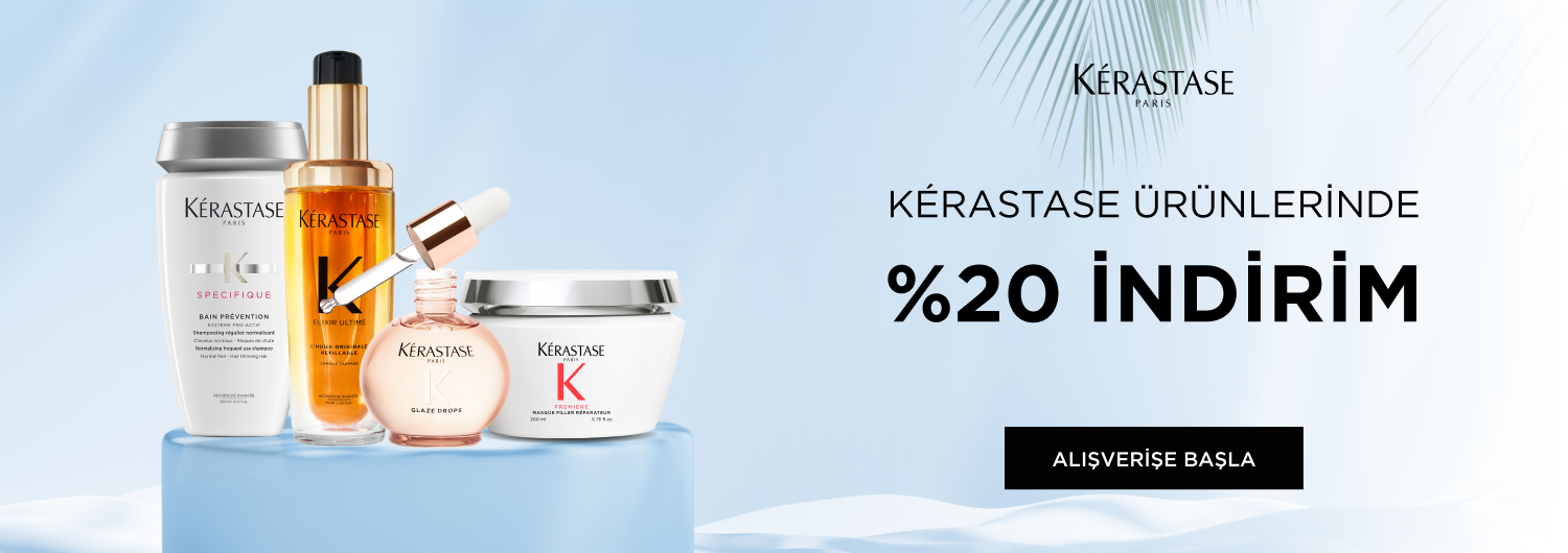 Bundle (set) stok kodlu ürünler dahil değildir; sadece kampanya altında listelenen tüm ürünler dahildir.
%20 indirim ürün fiyatlarına doğrudan yansıtılmıştır.
Kampanyadan yararlanmak için sepete eklenen Kerastase ürünleri indirimli fiyatlar üzerinden hesaplanacaktır. Kısmi iade durumunda, iade tutarı ürünün satın alınan
indirimli fiyatı üzerinden hesaplanır.
İndirim doğrudan ürün bazlı uygulandığı için, iade edilen ürünün net tutarı hesabınıza aktarılır; ancak kampanya kapsamı dışındaki diğer sepet avantajları veya kargo baremleri bu iadeden dolayı değişiklik gösterebilir.