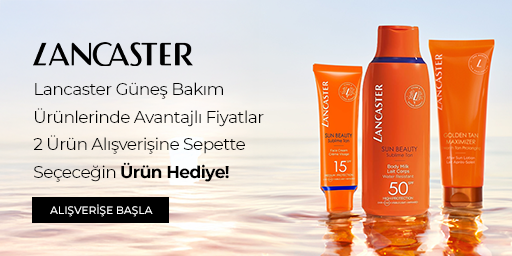 Lancaster Güneş Bakım Ürünlerinde Avantajlı Fiyatlara ek 2 Ürün Alımına Seçeceğin Hediye Ürün!