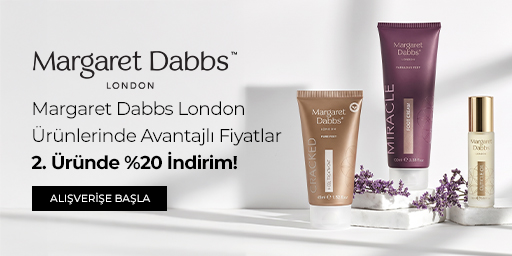 Tüm Margaret Dabs London Ürünlerinde Avantajlı Fiyatlara Ek 2. Üründe %20 İndirim!