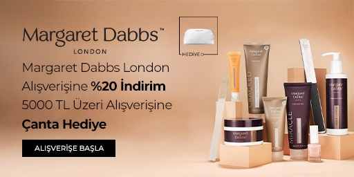 Margaret Dabbs London Alışverişlerinde %20 İndirime Ek, 5000 TL üzeri Alışverişlerde Hediye Ürün!