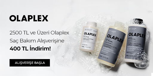 Olaplex Saç Bakım Ürünlerinde Geçerli 2500 TL Üzerine 400 TL İndirim!