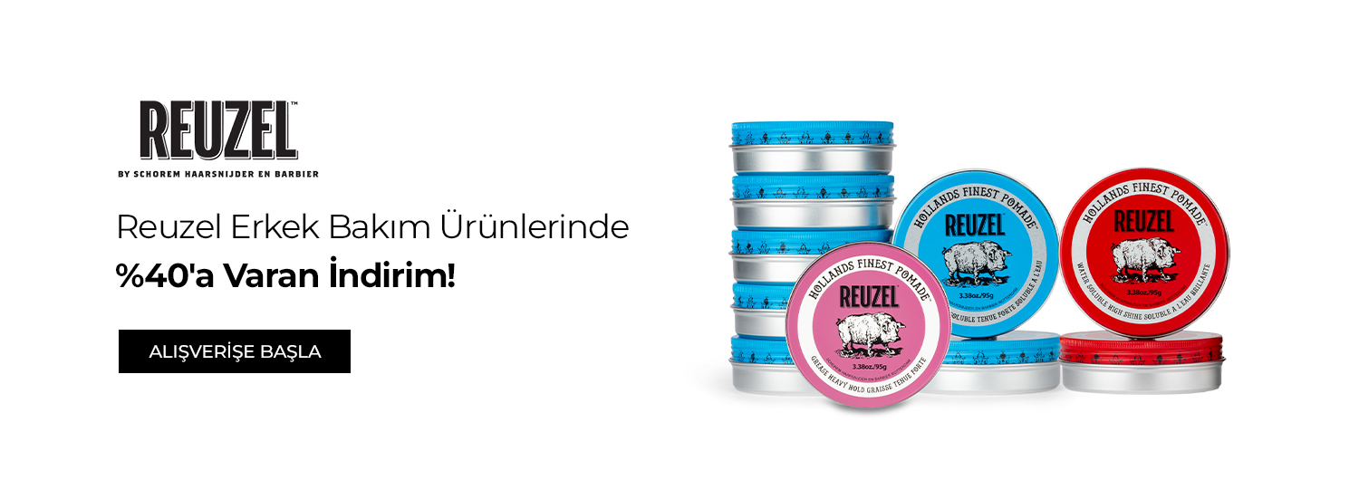 Bundle (set) stok kodlu ürünler dahil değildir; sadece kampanya altında listelenen tüm ürünler dahildir.
%40'a varan indirim ürün fiyatlarına doğrudan yansıtılmıştır.
Kampanyadan yararlanmak için sepete eklenen Reuzel ürünleri indirimli fiyatlar üzerinden hesaplanacaktır. Kısmi iade durumunda, iade tutarı ürünün satın alınan
indirimli fiyatı üzerinden hesaplanır.
İndirim doğrudan ürün bazlı uygulandığı için, iade edilen ürünün net tutarı hesabınıza aktarılır; ancak kampanya kapsamı dışındaki diğer sepet avantajları veya kargo baremleri bu iadeden dolayı değişiklik gösterebilir.