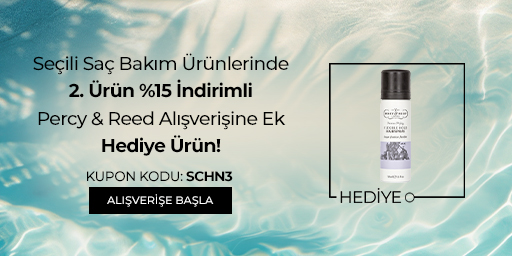 Seçili Saç Bakım Ürünlerinde 2. Ürün %15 İndirimli ve Percy Reed Alımına Ek Hediye Ürün!