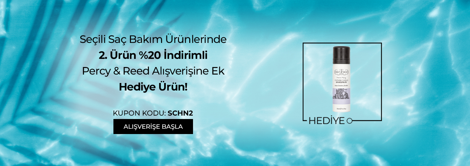 Bundle (set) stok kodlu ürünler dahil değildir; sadece kampanya altında listelenen tüm ürünler dahildir.
SCHN2 kupon kodu kullanıldığında seçili ürünlerde geçerli 2. üründe %20 indirim avantajı, sepet fiyatlarına doğrudan yansıtılacaktır. Kampanyadan yararlanmak için sepete eklenen Seçili Saç Bakım ve Percy & Reed ürünleri indirimli fiyatlar üzerinden hesaplanacaktır. Kısmi iade durumunda, iade tutarı ürünün satın alınan
indirimli fiyatı üzerinden hesaplanır.
İndirim doğrudan ürün bazlı uygulandığı için, iade edilen ürünün net tutarı hesabınıza aktarılır; ancak kampanya kapsamı dışındaki diğer sepet avantajları veya kargo baremleri bu iadeden dolayı değişiklik gösterebilir.