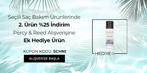 Seçili Saç Bakım Ürünlerinde 2. Ürün %25 İndirimli ve Percy Reed Alımına Ek Hediye Ürün