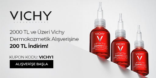 Vichy Dermokozmetik Ürünlerinde 2000 TL Üzerine 200 TL İndirim!