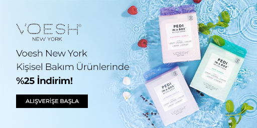 Bundle (set) stok kodlu ürünler dahil değildir; sadece kampanya altında listelenen tüm ürünler dahildir. %25 indirim sepette yansıtılacaktır.
Kampanyadan yararlanmak için sepete eklenen Voesh New York ürünleri indirimli fiyatlar üzerinden hesaplanacaktır. Kısmi iade durumunda, iade tutarı ürünün satın alınan
indirimli fiyatı üzerinden hesaplanır.
İndirim doğrudan ürün bazlı uygulandığı için, iade edilen ürünün net tutarı hesabınıza aktarılır; ancak kampanya kapsamı dışındaki diğer sepet avantajları veya kargo baremleri bu iadeden dolayı değişiklik gösterebilir.
