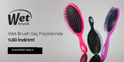 Wet Brush Saç Fırçalarında %30 İndirim!