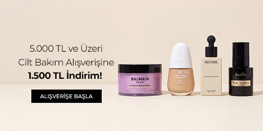 Cilt Bakım Ürünlerinde 5.000 TL Üzeri 1.500 TL İndirim!