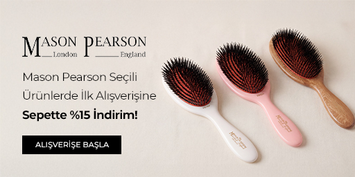 Mason Pearson Seçili Ürünlerde İlk Alışverişe Sepette %15 İndirim!