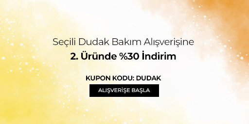 Kampanya 01.09.2026 – 30.09.2026 tarihleri arasında geçerlidir. Bundle (set) stok kodlu ürünler kampanyaya dahil değildir; kampanya yalnızca kampanya sayfasında listelenen tekil ürünlerde geçerlidir. Kampanya kapsamındaki seçili dudak bakım ürünlerinden sepetinize 2 adet eklediğinizde, DUDAK kupon kodu ile daha uygun fiyatlı olan üründe %30 indirim uygulanır. İndirim alışveriş başına ve kullanıcı başına tek seferlik geçerlidir, katlanmaz ve diğer kupon kodlu kampanyalarla birleştirilemez. Kısmi iade durumunda iade tutarı, ürünün satın alındığı indirimli / kampanyalı net fiyat üzerinden hesaplanır. İade sonrasında kampanya koşulunun bozulması halinde kargo baremleri ve kampanya kapsamı dışındaki sepet avantajları değişiklik gösterebilir.