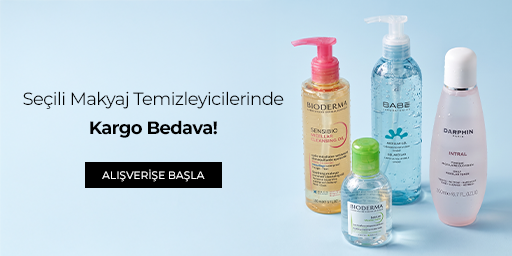 Kampanya 01.09.2026 – 30.09.2026 tarihleri arasında geçerlidir. Bundle (set) stok kodlu ürünler kampanyaya dahil değildir; kampanya yalnızca kampanya sayfasında listelenen tekil ürünlerde geçerlidir. Kampanya kapsamındaki seçili makyaj temizleyici ürünleri sepetinizde olduğunda kargo ücreti sepette otomatik olarak sıfırlanır; kupon kodu girmenize gerek yoktur. İndirim alışveriş başına ve kullanıcı başına tek seferlik geçerlidir, katlanmaz ve diğer kupon kodlu kampanyalarla birleştirilemez. Kısmi iade durumunda iade tutarı, ürünün satın alındığı indirimli / kampanyalı net fiyat üzerinden hesaplanır. İade sonrasında kampanya koşulunun bozulması halinde kargo baremleri ve kampanya kapsamı dışındaki sepet avantajları değişiklik gösterebilir.