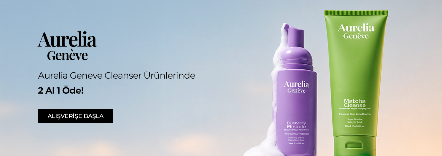 Bundle (set) stok kodlu ürünler dahil değildir; sadece kampanya altında listelenen Cleanser ürünler dahildir.
Kampanya kapsamındaki indirim sepette uygulanacaktır.
Kampanyadan yararlanmak için sepete eklenen Aurelia Geneve Seçili Cleanser ürünleri belirlenen kampanya koşulları üzerinden hesaplanacaktır.
İndirim, sepetteki fiyatı en düşük olan ürüne / ürünlere uygulanır. Her müşteri 1 kez yararlanabilir. 2 den fazla ürün alma durumunda 1 adet ürün bedava/ hediye hesaplanır: İndirim 1 kere uygulanır. Kısmi iade durumunda, iade tutarı ürünün satın alınan
indirimli / kampanyalı net fiyatı üzerinden hesaplanır.
İade durumunda, kampanya kapsamı dışındaki diğer sepet avantajları veya kargo baremleri değişiklik gösterebilir.