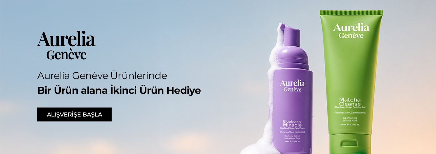 Bundle (set) stok kodlu ürünler dahil değildir; sadece kampanya altında listelenen Cleanser ürünler dahildir.
Kampanya kapsamındaki indirim sepette uygulanacaktır.
Kampanyadan yararlanmak için sepete eklenen Aurelia Geneve Seçili Cleanser ürünleri belirlenen kampanya koşulları üzerinden hesaplanacaktır.
İndirim, sepetteki fiyatı en düşük olan ürüne / ürünlere uygulanır. Her müşteri 1 kez yararlanabilir. 2 den fazla ürün alma durumunda 1 adet ürün bedava/ hediye hesaplanır: İndirim 1 kere uygulanır. Kısmi iade durumunda, iade tutarı ürünün satın alınan
indirimli / kampanyalı net fiyatı üzerinden hesaplanır.
İade durumunda, kampanya kapsamı dışındaki diğer sepet avantajları veya kargo baremleri değişiklik gösterebilir.