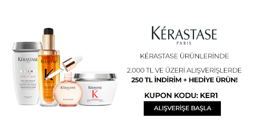 Kampanya 01.09.2026 – 15.09.2026 tarihleri arasında geçerlidir. Bundle (set) stok kodlu ürünler dahil değildir; sadece kampanya altında listelenen tüm ürünler dahildir. İndirim, 2.000 TL ve üzeri Kérastase alışverişlerinizde KER1 kupon kodu ile sepette anında 250 TL düşerek uygulanacaktır. Kampanyadan yararlanmak için sepete eklenen Kérastase ürünleri belirlenen kampanya koşulları üzerinden hesaplanacaktır.
İndirim alışveriş başına ve kullanıcı başına tek seferlik geçerlidir, katlanmaz , diğer kampanyalarla birleştirilemez.. Hediye ürün stoklarla sınırlıdır.
Kısmi iade durumunda, iade tutarı ürünün satın alınan
indirimli / kampanyalı net fiyatı üzerinden hesaplanır.
İade durumunda, kampanya kapsamı dışındaki diğer sepet avantajları veya kargo baremleri değişiklik gösterebilir.