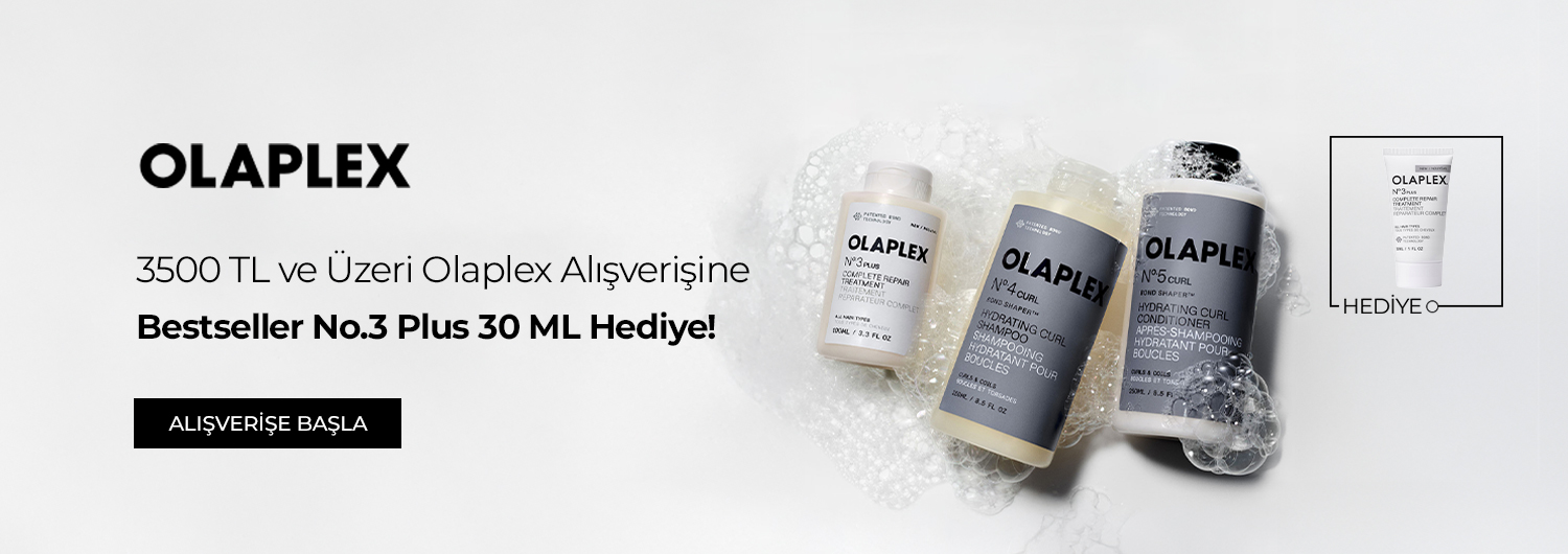 Bundle (set) stok kodlu ürünler dahil değildir; sadece kampanya altında listelenen tüm ürünler dahildir.
3500 TL ve üzeri OLAPLEX alışverişlerinizde Bestseller No.3 Plus Complete Repair Treatment 30 ml hediye sepette otomatik olarak eklenecektir.
Kampanyadan yararlanmak için sepete eklenen OLAPLEX ürünleri belirlenen kampanya koşulları üzerinden hesaplanacaktır.
Hediye ürün kampanyası stoklarla sınırlıdır. Hediye avantajı her alışverişte tek seferliktir.
Kısmi iade durumunda, sepet tutarı 3500 TL altına düşerse hediye ürün bedeli iade tutarından düşülür veya hediye ürünün de iade edilmesi gerekir. İade tutarı ürünün satın alınan
indirimli / kampanyalı net fiyatı üzerinden hesaplanır.
İade durumunda, kampanya kapsamı dışındaki diğer sepet avantajları veya kargo baremleri değişiklik gösterebilir.