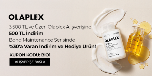 Tüm Olaplex Ürünlerinde 3.500 TL Üzerine 500 TL İndirime Ek, Bond Maintenance Serisinde %30'a Varan İndirim ve Hediye Ürün!