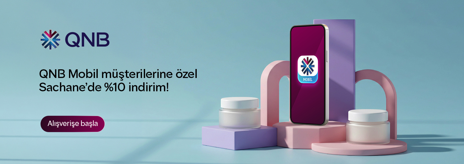 QNB Mobil uygulaması üzerinden kampanyaya katılarak kendinize özel indirim kodu alabilirsiniz. Alınan kişiye özel kupon kodunun sachane.com'da sepet adımındaki kupon kodu alanına girilmesi gerekmektedir. Kod onaylandığında %10 indirim sepetinize otomatik olarak yansıtılacaktır. Kampanya altında listelenen tüm ürünler dahildir. Kampanyadan yararlanmak için sepete eklenen QNB Kampanyası kapsamındaki ürünler indirimli fiyatlar üzerinden hesaplanacaktır. Kısmi iade durumunda, iade tutarı ürünün satın alınan indirimli fiyatı üzerinden hesaplanır. İndirim doğrudan ürün bazlı uygulandığı için, iade edilen ürünün net tutarı hesabınıza aktarılır; ancak kampanya kapsamı dışındaki diğer sepet avantajları veya kargo baremleri bu iadeden dolayı değişiklik gösterebilir.