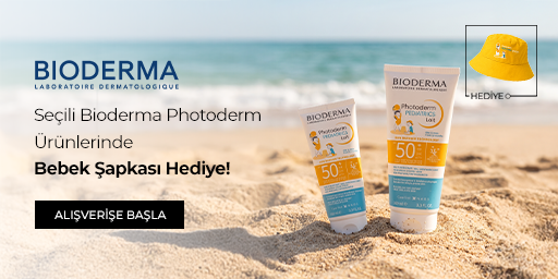 Seçili Bioderma Photoderm Ürünlerinde Bebek Şapkası Hediye!