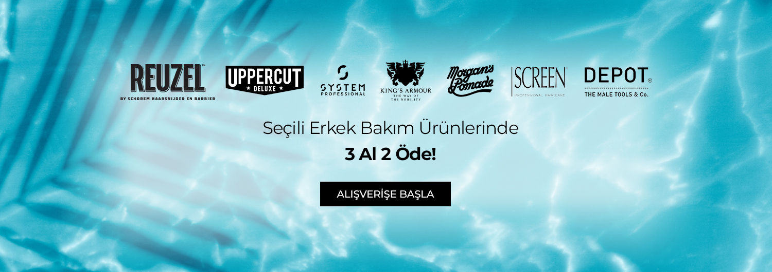 Bundle (set) stok kodlu ürünler dahil değildir; sadece kampanya altında listelenen tüm ürünler dahildir.
İndirim, seçili erkek bakım ürünlerinde 3 Al 2 Öde olarak sepette uygulanacaktır.
Kampanyadan yararlanmak için sepete eklenen Erkek Bakım ürünleri belirlenen kampanya koşulları üzerinden hesaplanacaktır.
İndirim, sepetteki fiyatı en düşük olan ürüne uygulanır (en ucuz 1 ürün bedava olarak yansıtılır).
Kısmi iade durumunda, iade tutarı ürünün satın alınan
indirimli / kampanyalı net fiyatı üzerinden hesaplanır.
İade durumunda, kampanya kapsamı dışındaki diğer sepet avantajları veya kargo baremleri değişiklik gösterebilir.