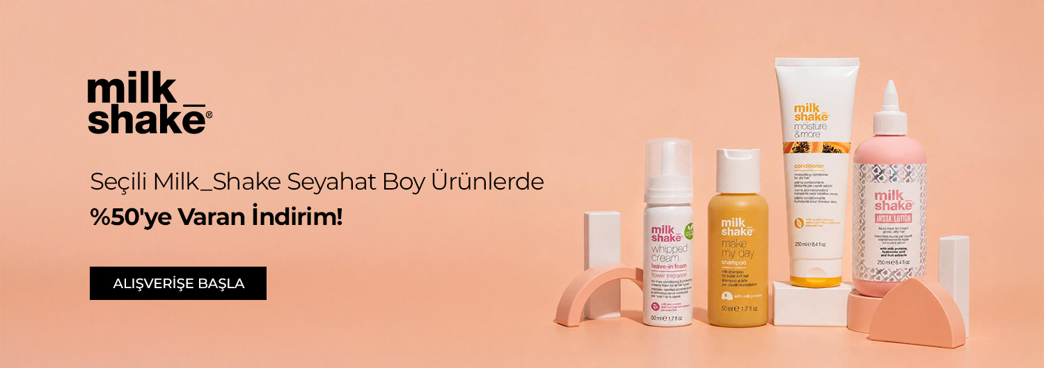 Bundle (set) stok kodlu ürünler dahil değildir; sadece kampanya altında listelenen tüm ürünler dahildir.
%50'ye varan indirim oranları doğrudan ürün fiyatlarına yansıtılmıştır.
Kampanyadan yararlanmak için sepete eklenen milk_shake seyahat boy ürünleri belirlenen kampanya koşulları üzerinden hesaplanacaktır.
Kısmi iade durumunda, iade tutarı ürünün satın alınan
indirimli / kampanyalı net fiyatı üzerinden hesaplanır.
İade durumunda, kampanya kapsamı dışındaki diğer sepet avantajları veya kargo baremleri değişiklik gösterebilir.