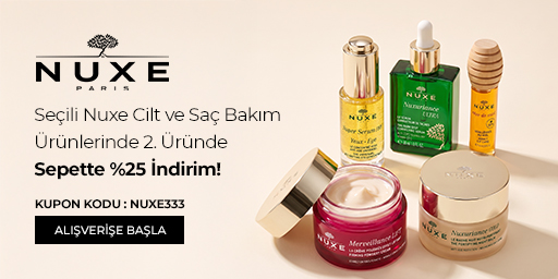 Seçili Nuxe Cilt ve Saç Bakım Ürünlerinde 2. Üründe Sepette %25 İndirim!