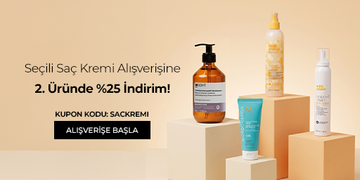 Kampanya 02.09.2026 – 30.09.2026 tarihleri arasında geçerlidir. Bundle (set) stok kodlu ürünler dahil değildir; sadece kampanya altında listelenen tüm ürünler dahildir.
İndirim, "SACKREMI" kupon kodu kullanıldığında sepette %25 olarak uygulanacaktır. Her müşteri 1 kez yararlanabilir. Kampanyadan yararlanmak için sepete eklenen saç kremi ürünleri belirlenen kampanya koşulları üzerinden hesaplanacaktır.
İndirim, sepetteki fiyatı en düşük olan 2. ürüne uygulanır. Kampanya tek siparişte bir kez geçerlidir ve diğer kuponlarla birleştirilemez.
Kısmi iade durumunda, iade tutarı ürünün satın alınan
indirimli / kampanyalı net fiyatı üzerinden hesaplanır.
İade durumunda, kampanya kapsamı dışındaki diğer sepet avantajları veya kargo baremleri değişiklik gösterebilir.