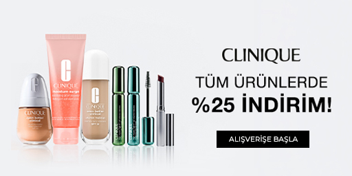 Bundle (set) stok kodlu ürünler dahil değildir; sadece kampanya altında listelenen tüm ürünler dahildir.
%25 indirim ürün fiyatlarına doğrudan yansıtılmıştır.
Kampanyadan yararlanmak için sepete eklenen Clinique ürünleri belirlenen kampanya koşulları üzerinden hesaplanacaktır.
İndirimli fiyatlar ürün detay sayfalarında güncel olarak gösterilmektedir. Stoklarla sınırlıdır.
Kısmi iade durumunda, iade tutarı ürünün satın alınan
indirimli / kampanyalı net fiyatı üzerinden hesaplanır.
İade durumunda, kampanya kapsamı dışındaki diğer sepet avantajları veya kargo baremleri değişiklik gösterebilir.