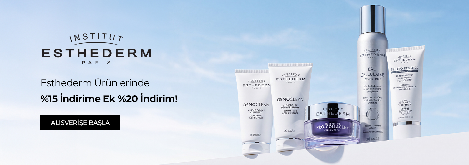 Institut Esthederm ürünlerinde %15 indirime ek %20 indirim. Kampanya 15.09.2026 – 30.09.2026 tarihleri arasında geçerlidir (bitiş günü dahil).Kupon kodu gerekmez. İndirim ürün fiyatlarına yansıtılmıştır; sepete eklediğinizde indirimli fiyattan işlem görür. Kampanya sayfasında listelenen 81 ürünün tamamı kampanyaya dahildir.Kampanya yalnızca sachane.com üzerinden yapılan alışverişlerde geçerlidir; pazaryeri satışlarımızı kapsamaz.