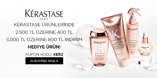 Tüm Kerastase Ürünlerinde 2.500 TL Üzerine 400 TL İndirime Ek Hediye Ürün!