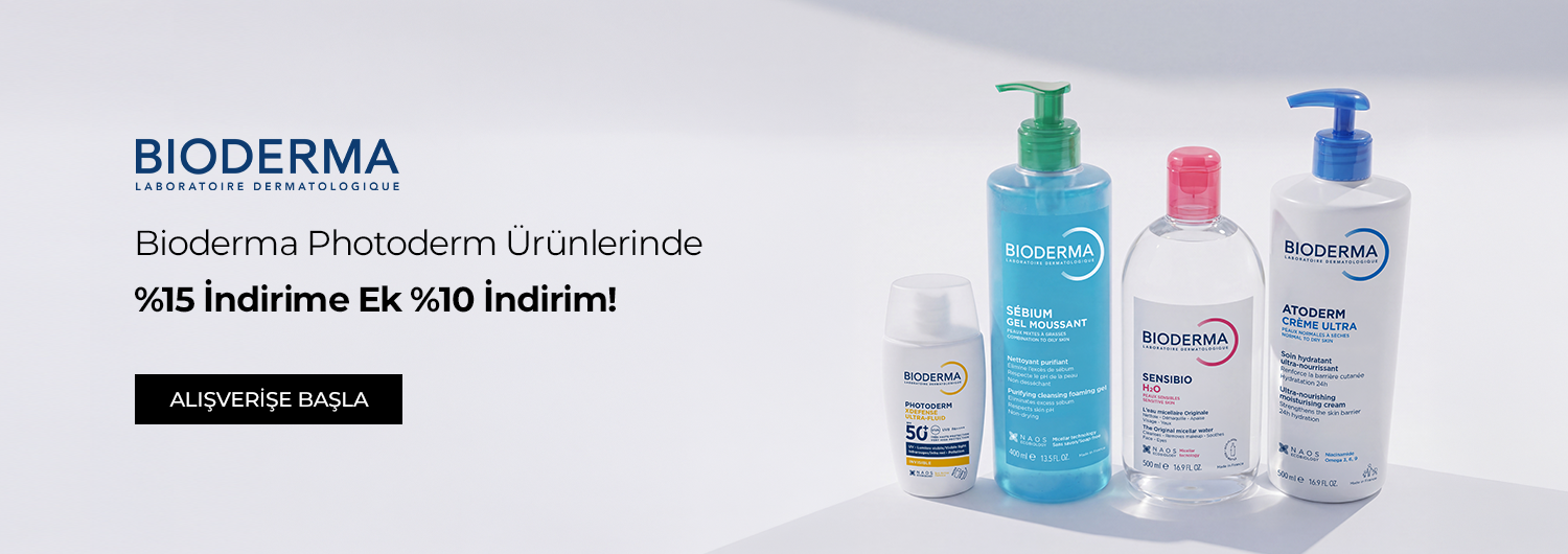 Bioderma Photoderm ürünlerinde %15 indirime ek %10 indirim. Kampanya 08.09.2026 – 30.09.2026 tarihleri arasında geçerlidir (bitiş günü dahil).Kupon kodu gerekmez. İndirim ürün fiyatlarına yansıtılmıştır; sepete eklediğinizde indirimli fiyattan işlem görür. Kampanya sayfasında listelenen 39 ürünün tamamı kampanyaya dahildir; bir kısmında indirim daha derindir.Kampanya yalnızca sachane.com üzerinden yapılan alışverişlerde geçerlidir; pazaryeri satışlarımızı kapsamaz. Diğer kupon ve kampanyalarla birleştirilemez.