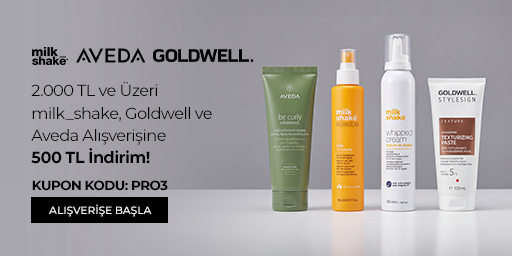 milk_shake, Goldwell ve Aveda'da 2.000 TL Üzerine 500 TL İndirim