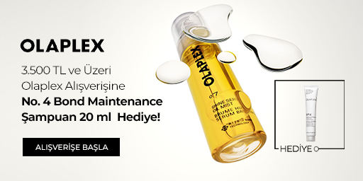 Sachane kampanya görseli: 3.500 TL ve Üzeri Olaplex Alışverişine No. 4 Bond Maintenance Şampuan 20 ml Hediye