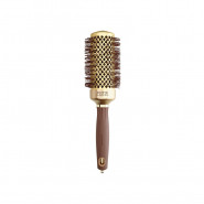 Olivia Garden Expert Blowout Shine Wavy Bristles Altın ve Kahverengi Fön Fırçası 45