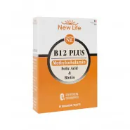 New Life B12 Plus Metilkobalamin Folik Asit ve Biotin 30 Tablet