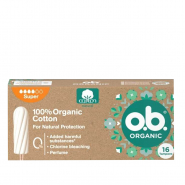 o.b Organic Tampon Super 16 Adet