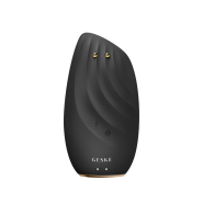 Geske Titreşimli Mikro Akım Termal Yüz Temizleme ve Cilt Sıkılaştırıcı Cihaz   Sonic Thermo Facial Brush Face-Lifter Siyah