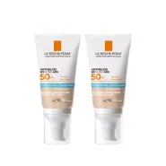 La Roche-Posay Anthelios UVMune Tinted SPF 50+ Nemlendirici Güneş Kremi Renkli 50 ml 2 Adet