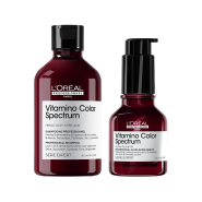 Loreal Professionnel Paris Vitamino Color Spectrum Boyalı Saçlar İçin Renk Solmalarını Önleyici, Parlaklık Veren Bakım Seti