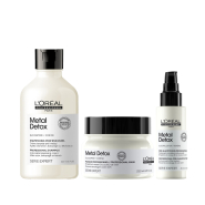 Loreal Professionnel Paris İşlem Görmüş ve Yıpranmış Saçlar İçin Metal Karşıtı Arındırıcı Saç Bakım Seti
