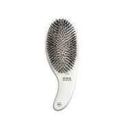 Olivia Garden Expert Care Curve Boar Nylon Bristles Gümüş Saç Fırçası