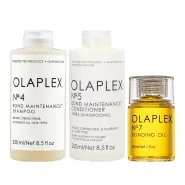 Olaplex No. 4 Şampuan 250 ml No. 5 Bakım Kremi 250 ml ve No. 7 Bakım Yağı 30 ml