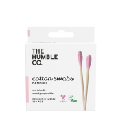 The Humble Co Kulak Temizleme Çubuğu Pembe 100 Adet