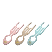 Fiona Franchimon Nº 1 HAIRPIN Saç Tokası Miami Collection Seashell Pink, Açık Bej ve Tantalizing Blue 3 Adet