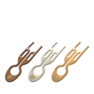 Fiona Franchimon Nº 1 HAIRPIN Saç Tokası Milano Collection Mochaccino, Cream White ve Karamel 3 Adet