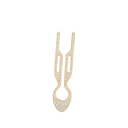 Fiona Franchimon Nº1 HAIRPIN Çelik Swarovski Taşlı Saç Tokası Yellow Gold Finish